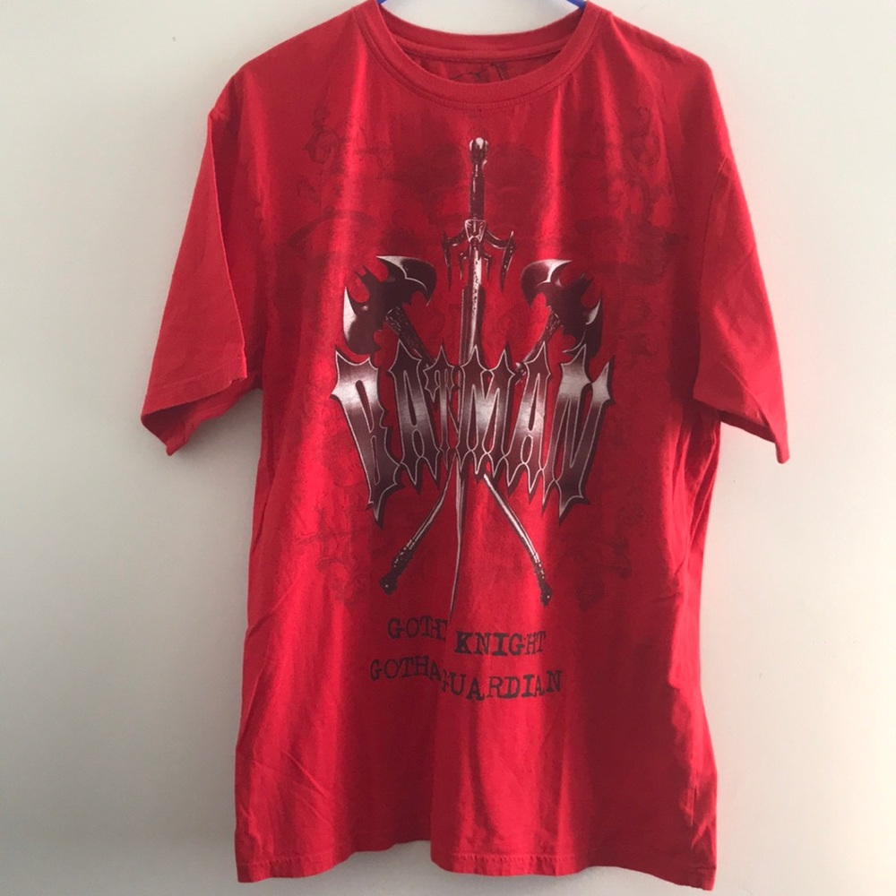 Lot 29, Men’s Size 2X Red Batman Graphic Tee